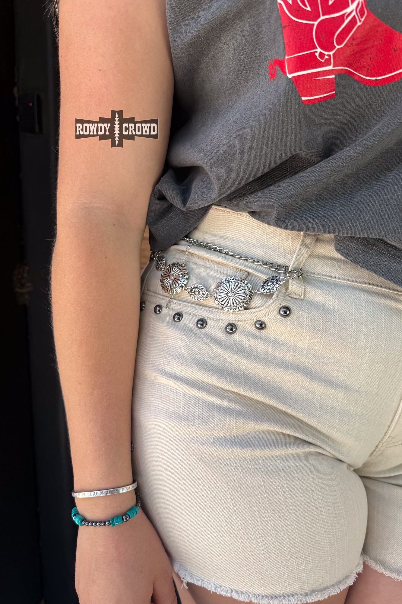 Western Concho Necklace