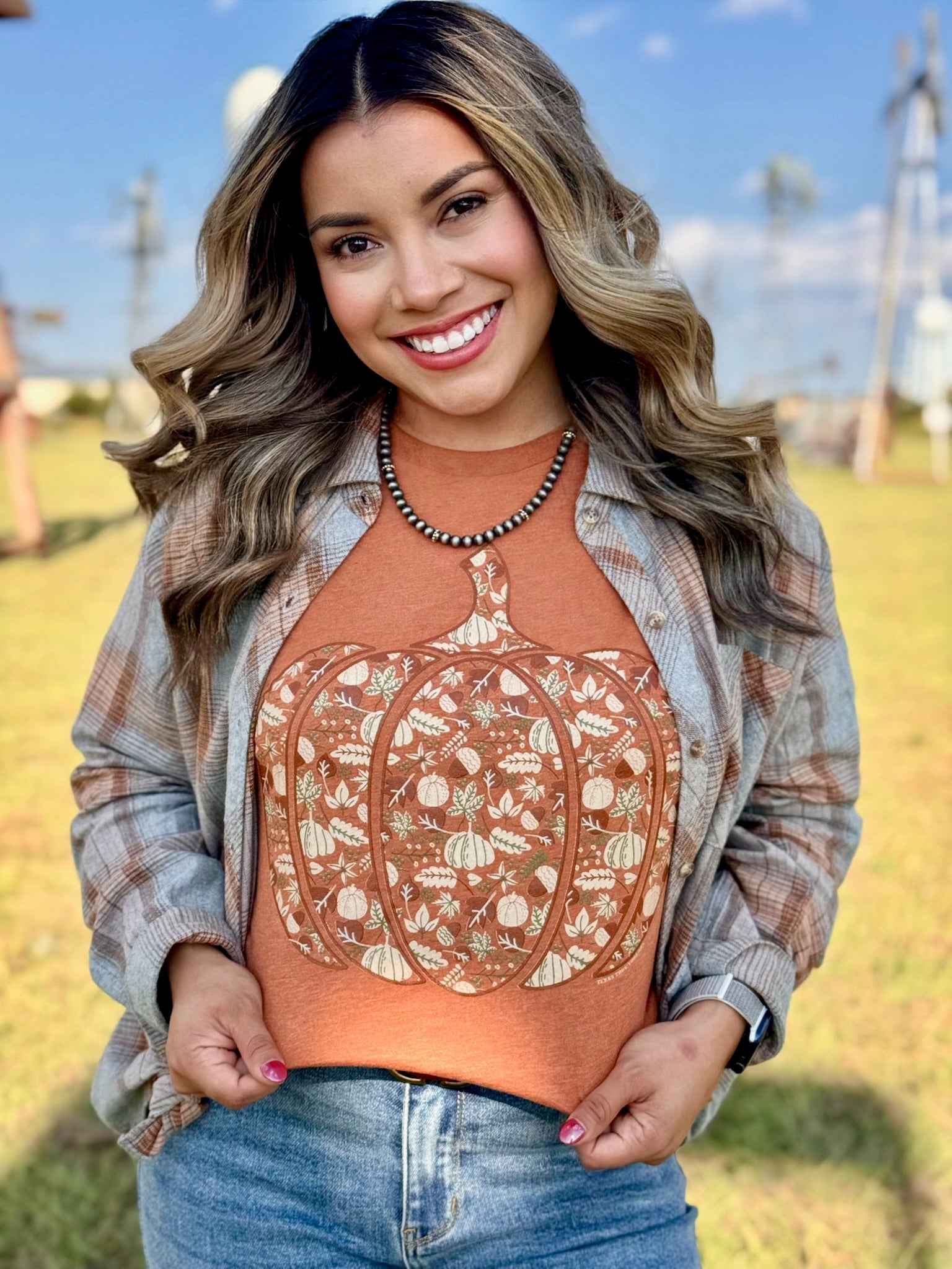 Isabel's Pumpkin Tee