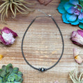 10mm In The Middle 3mm Sterling Silver - 14"