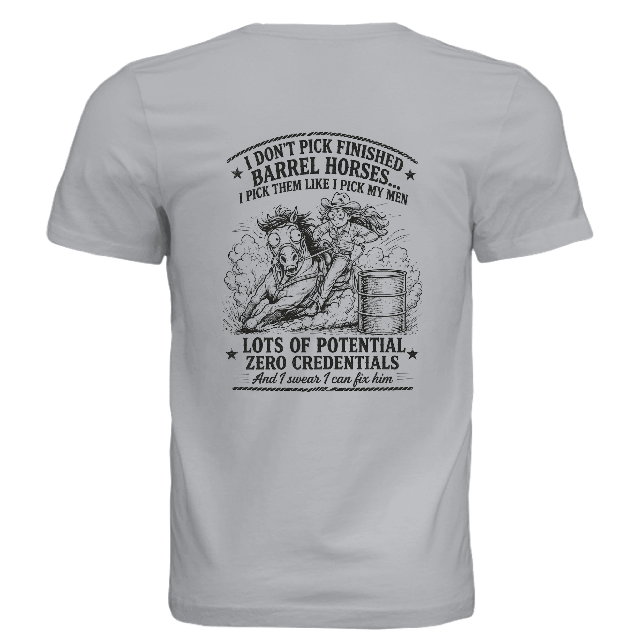 Solid Athletic Grey - 3001C - BACK