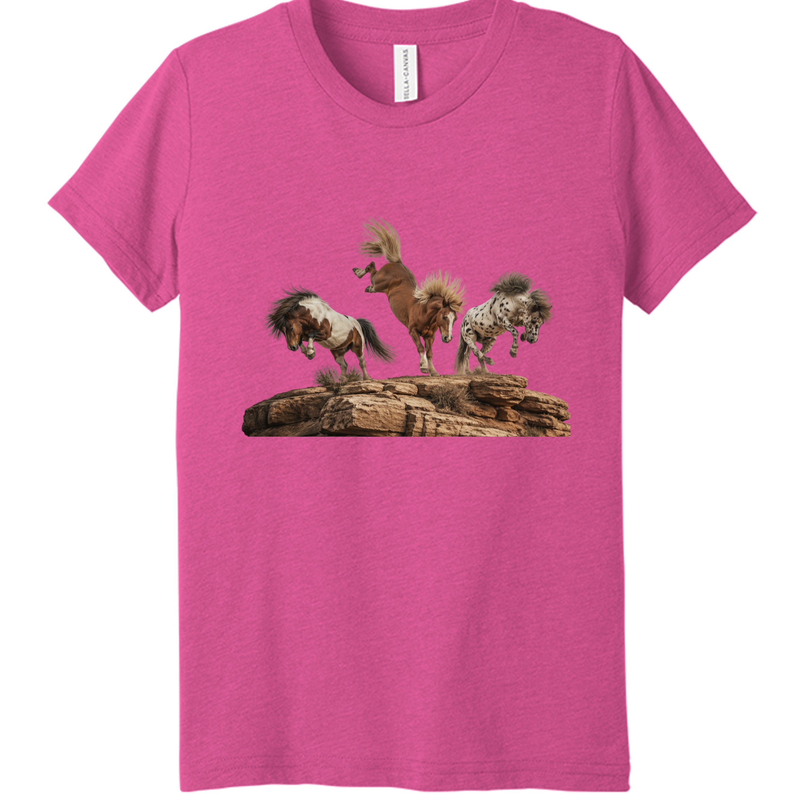 Charity Pink Triblend - 3413Y - FRONT
