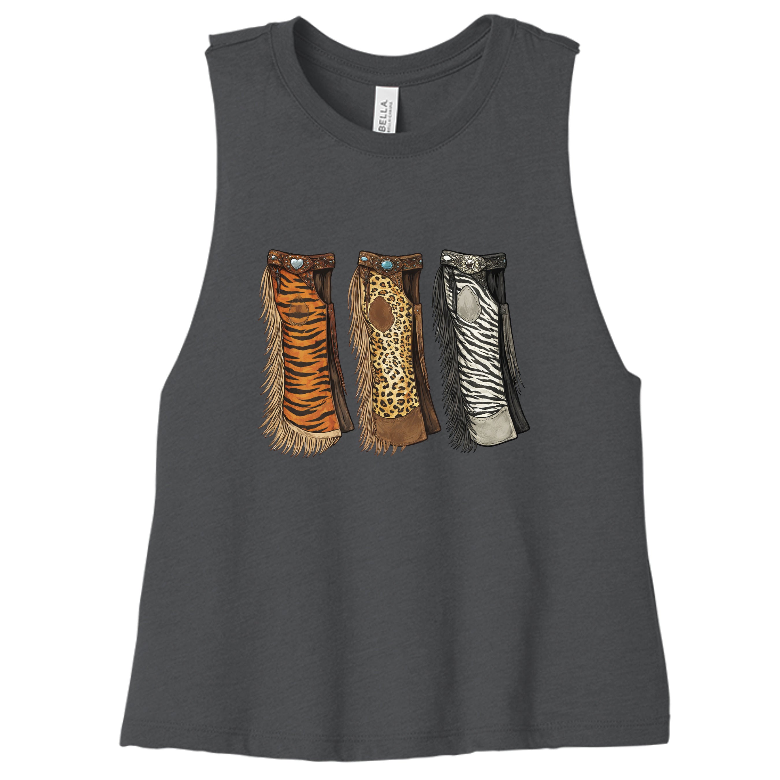 DARK GRY HEATHER - 6682 - FRONT