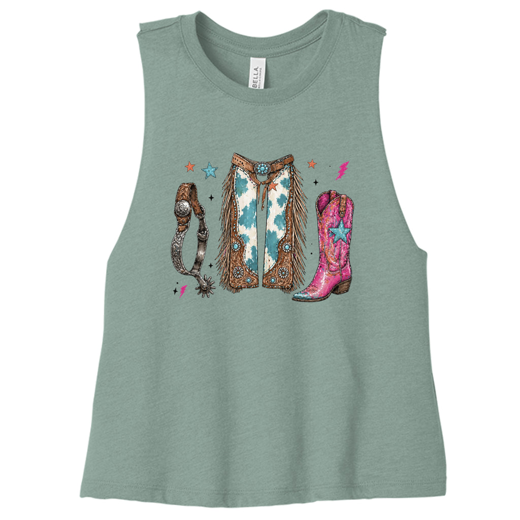 Heather Dusty Blue - 6682 - FRONT