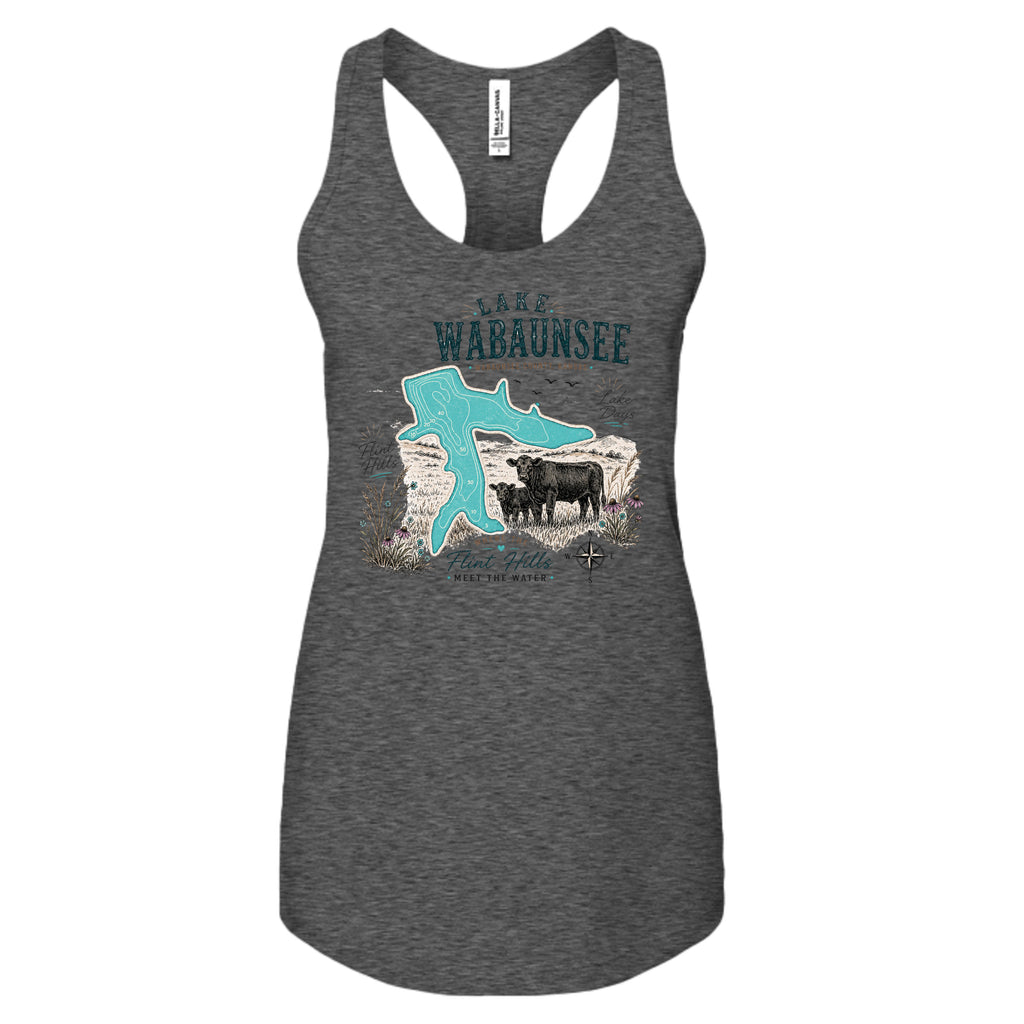 DARK GRY HEATHER - B6008 - FRONT