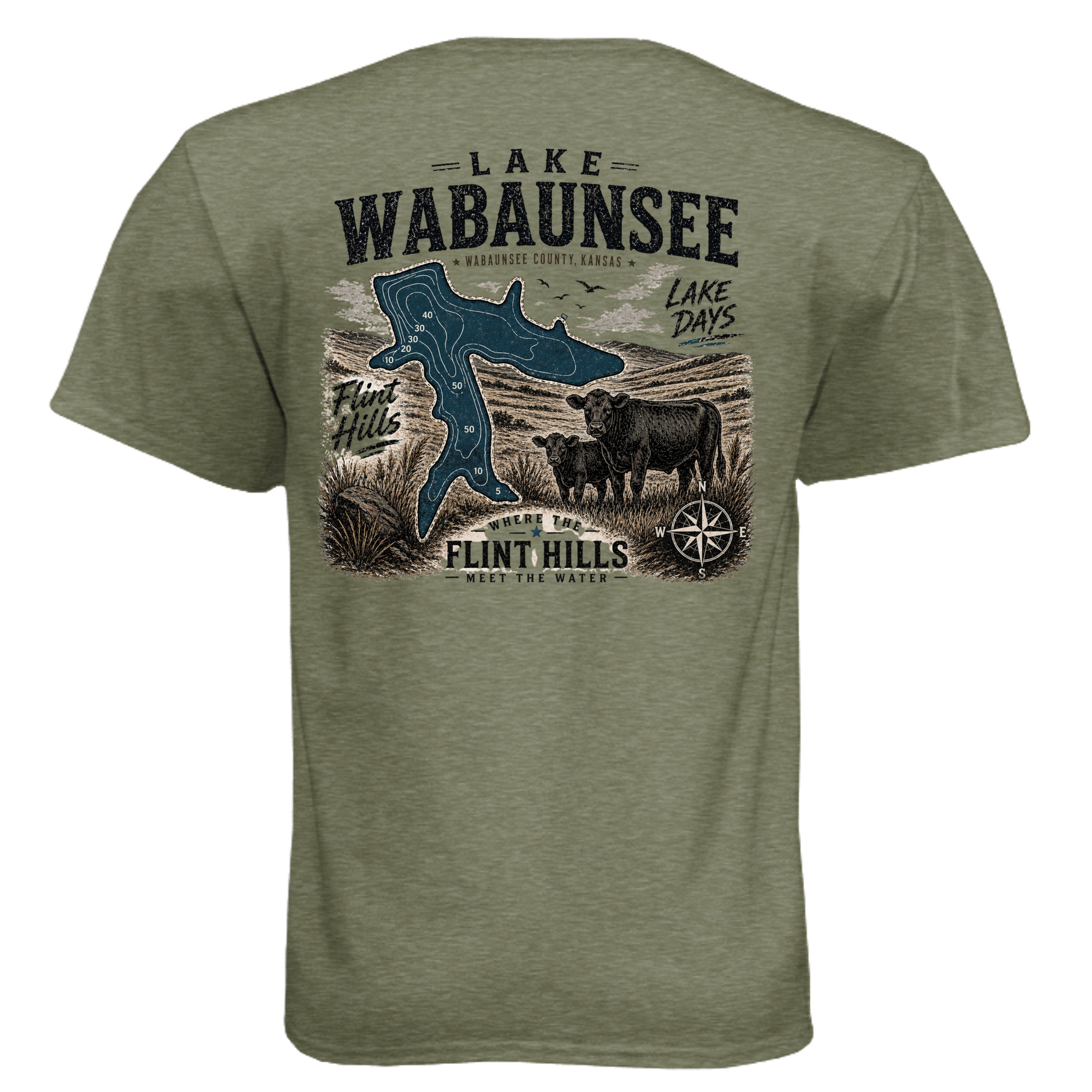 MILITARY GREEN - 6010 - BACK