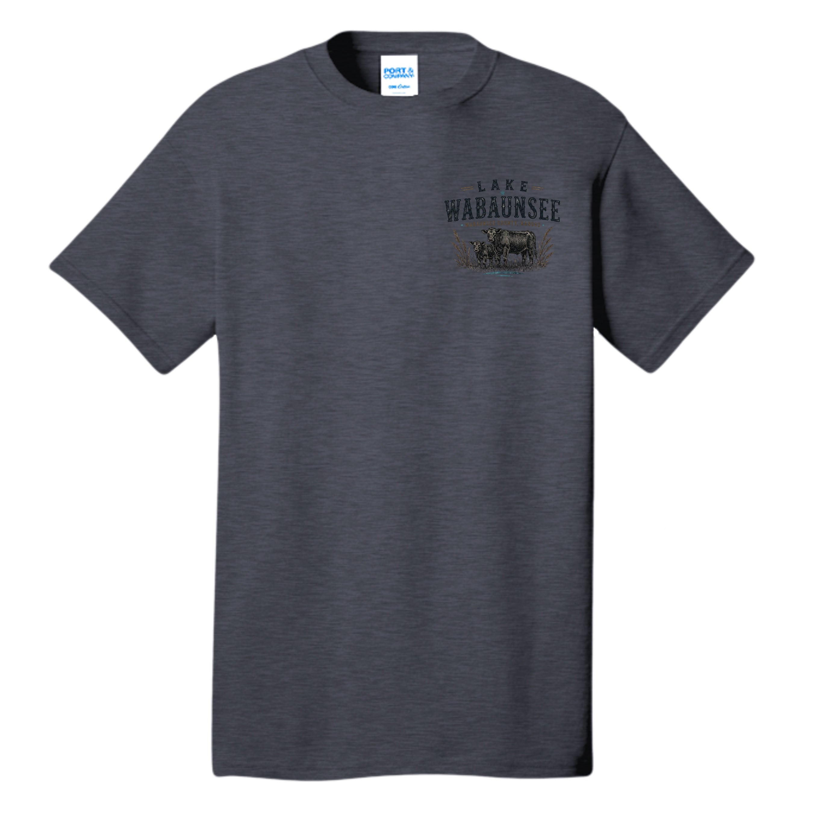 Heather Navy - PC54T - FRONT