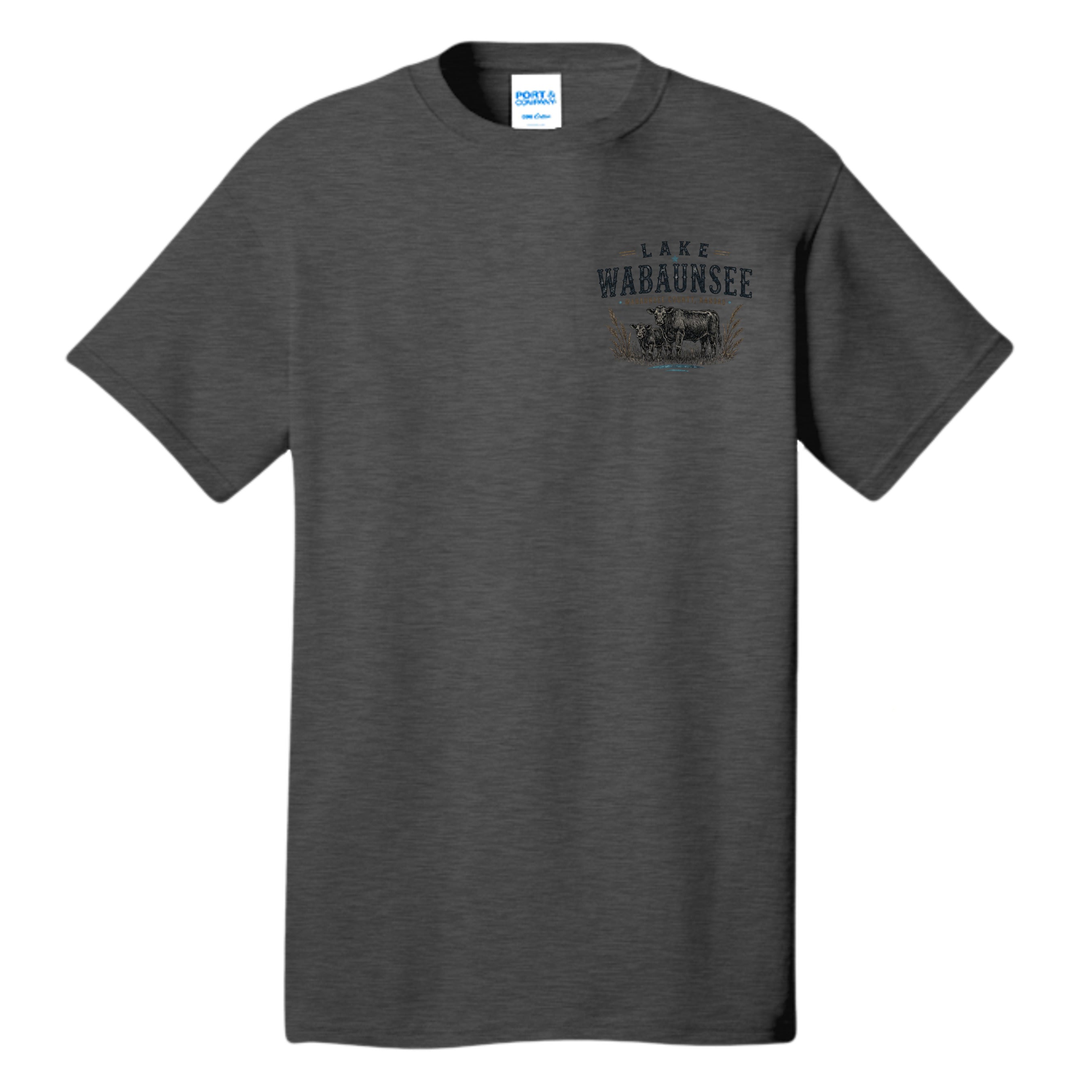 Dark Heather Grey - PC54T - FRONT