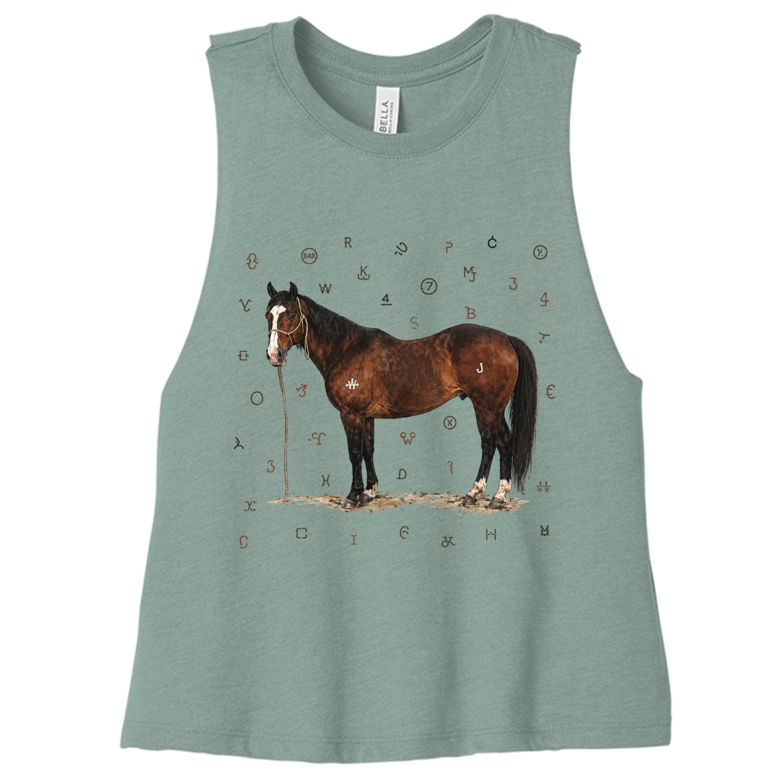 Heather Dusty Blue - 6682 - FRONT