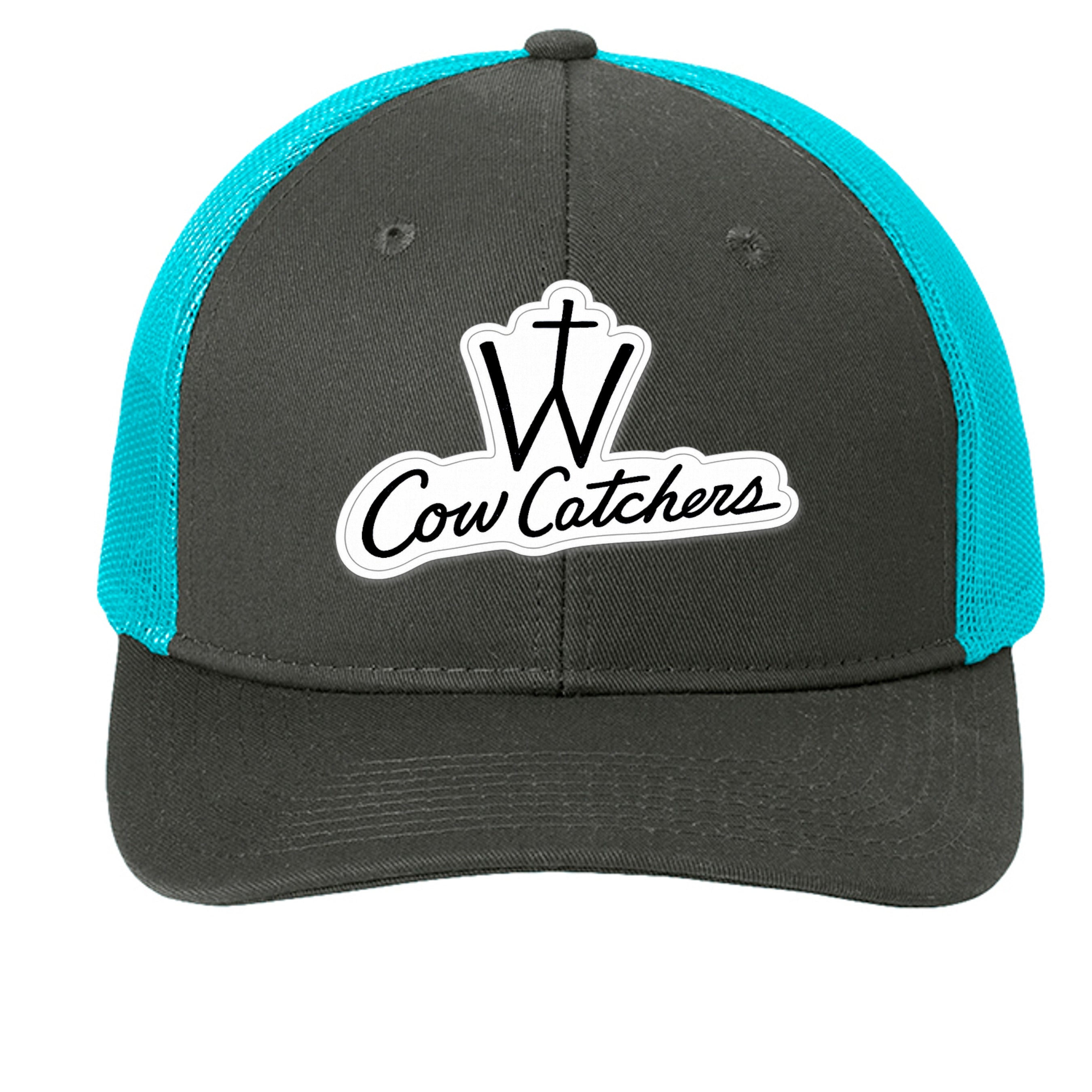 Grey Steel/ Neon Blue - C402 - FRONT