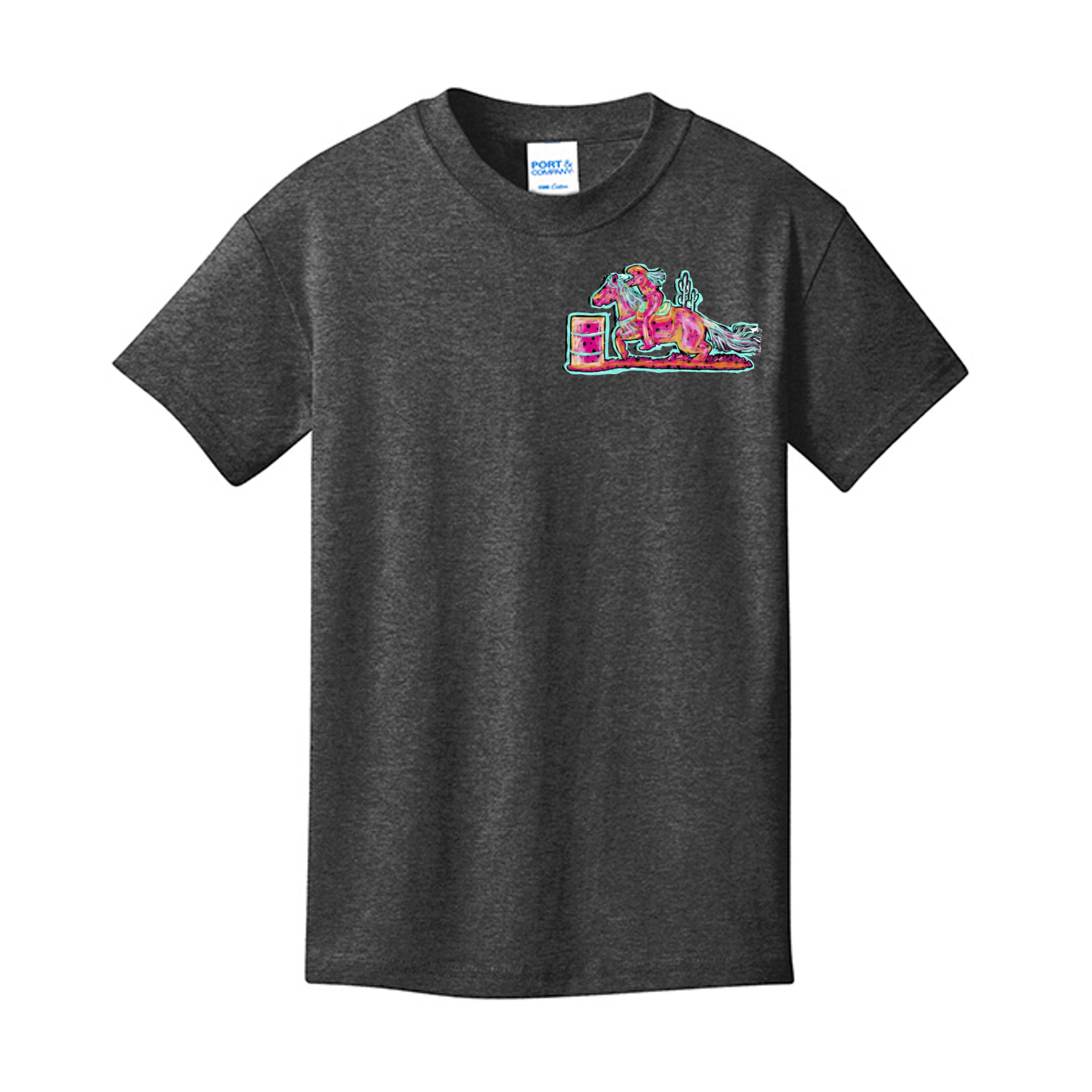Dark Heather Grey - PC54Y - FRONT