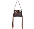 MYRA Carved Blossoms Leather & Hair on Bag