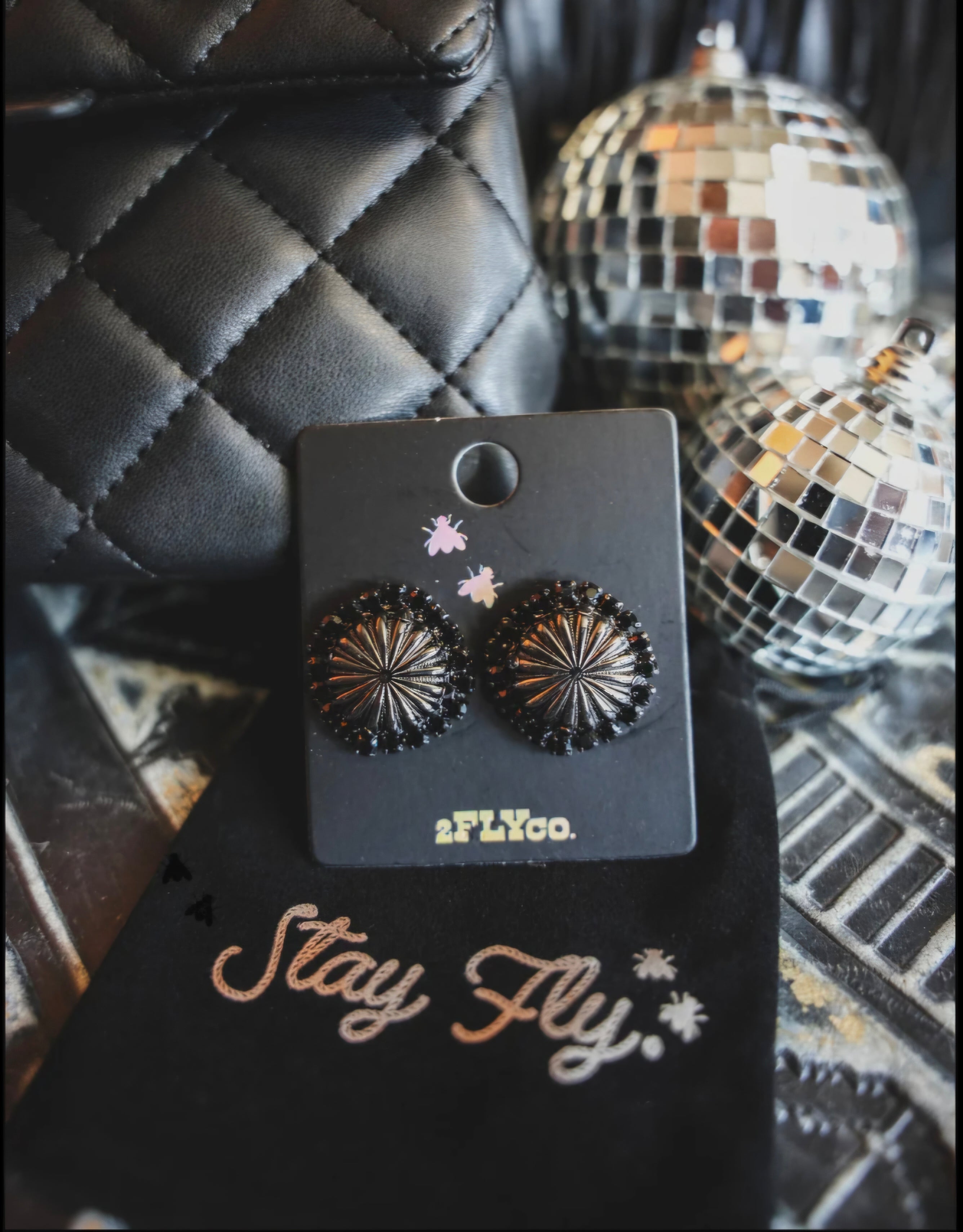 2 Fly Co Giddy Up Concho Earrings