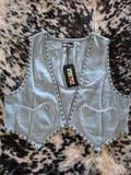 2 Fly Co 4 The Love Of Denim Vest