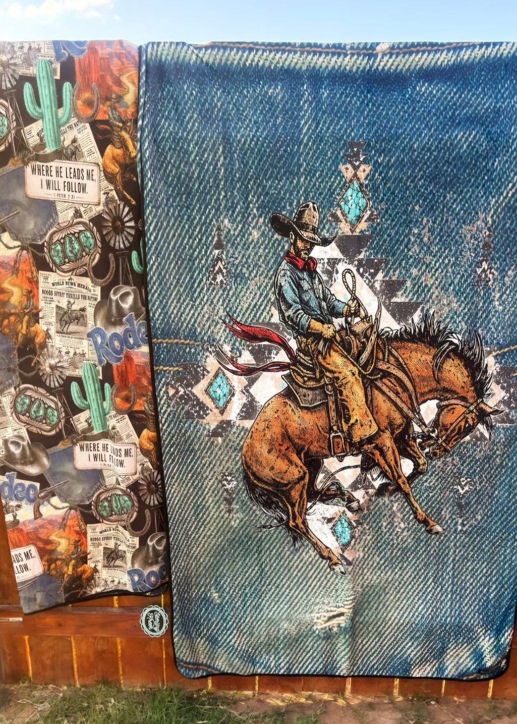 Sterling Kreek Retro Rodeo Nights Blanket
