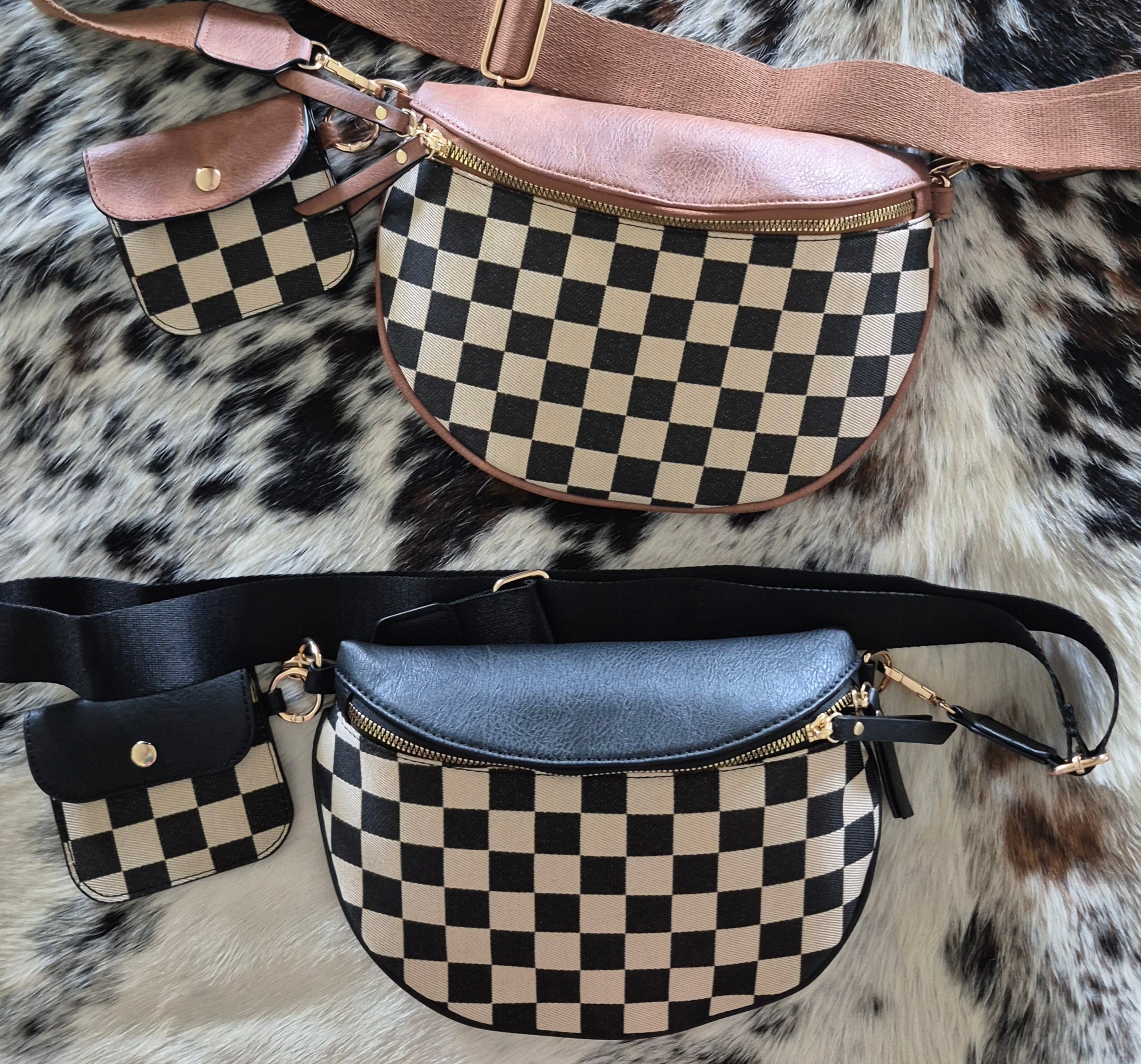 The Rodeo Ready Checkered Crossbody