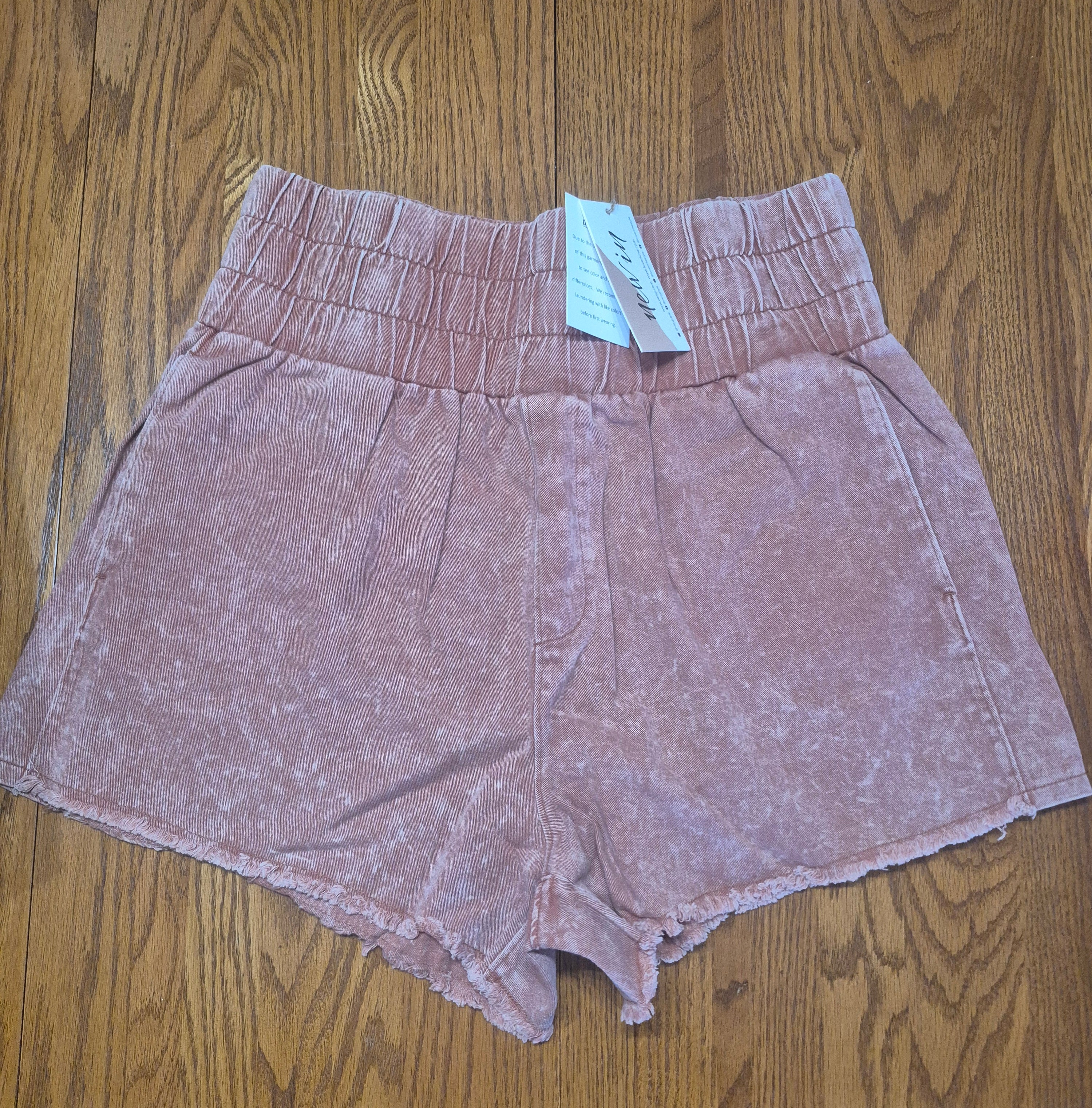 NEW IN Acid Wash Tummy Control Shorts