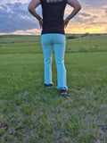 Risen High Rise Mint Jeans