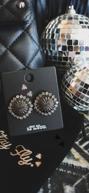 2 Fly Co Giddy Up Concho Earrings