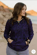 Sterling Kreek Tailgate Ready Pullover Purple and Black