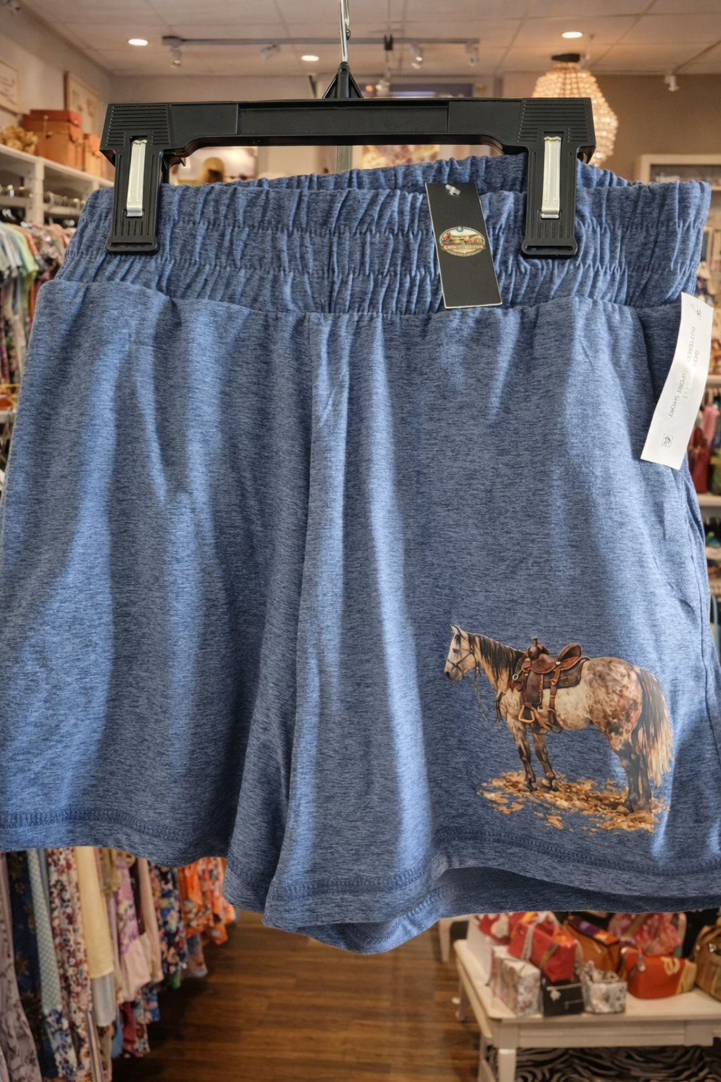 Gray Horse Shorts 🐎