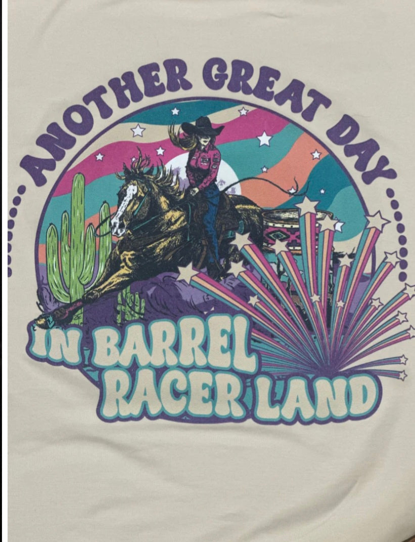 Sterling Kreek Barrel Racer Land Ringer Tee