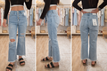 Mica Denim Straight Crop Jeans