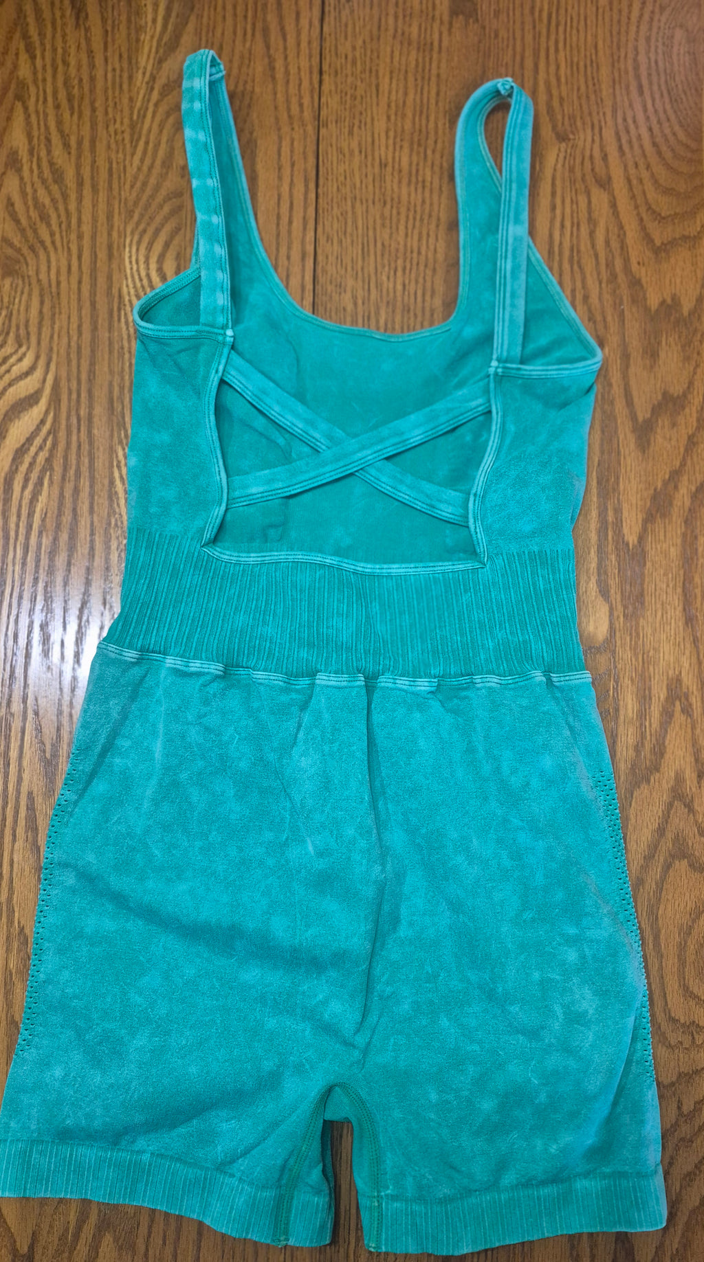 Zenana Acid Wash Romper