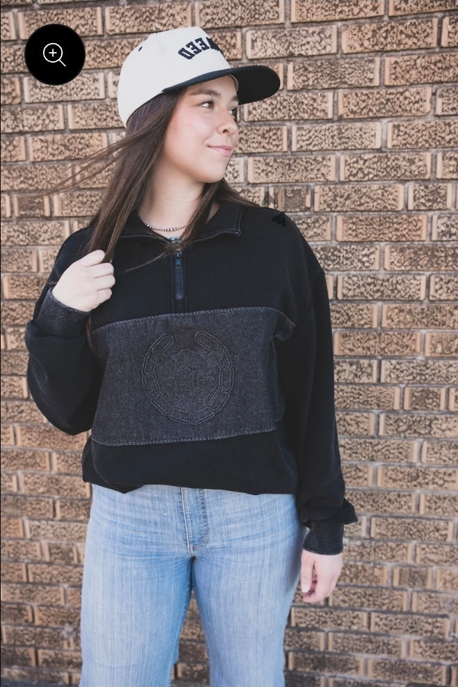2 Fly Co Double Take Pullover in MIDNIGHT