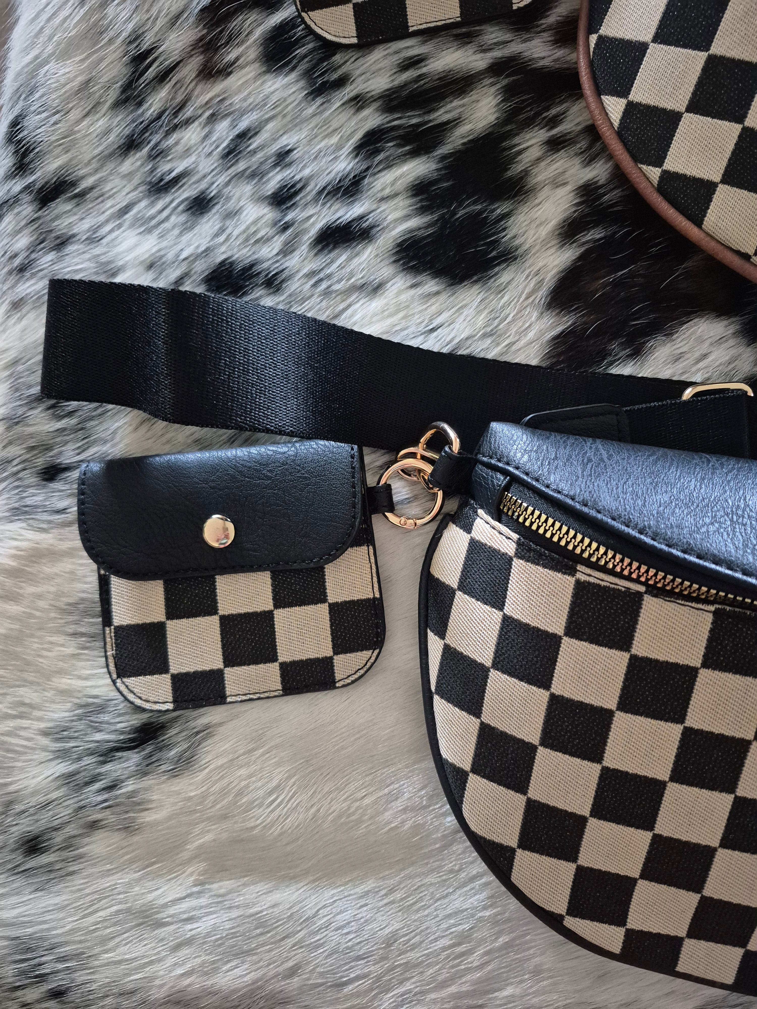 The Rodeo Ready Checkered Crossbody