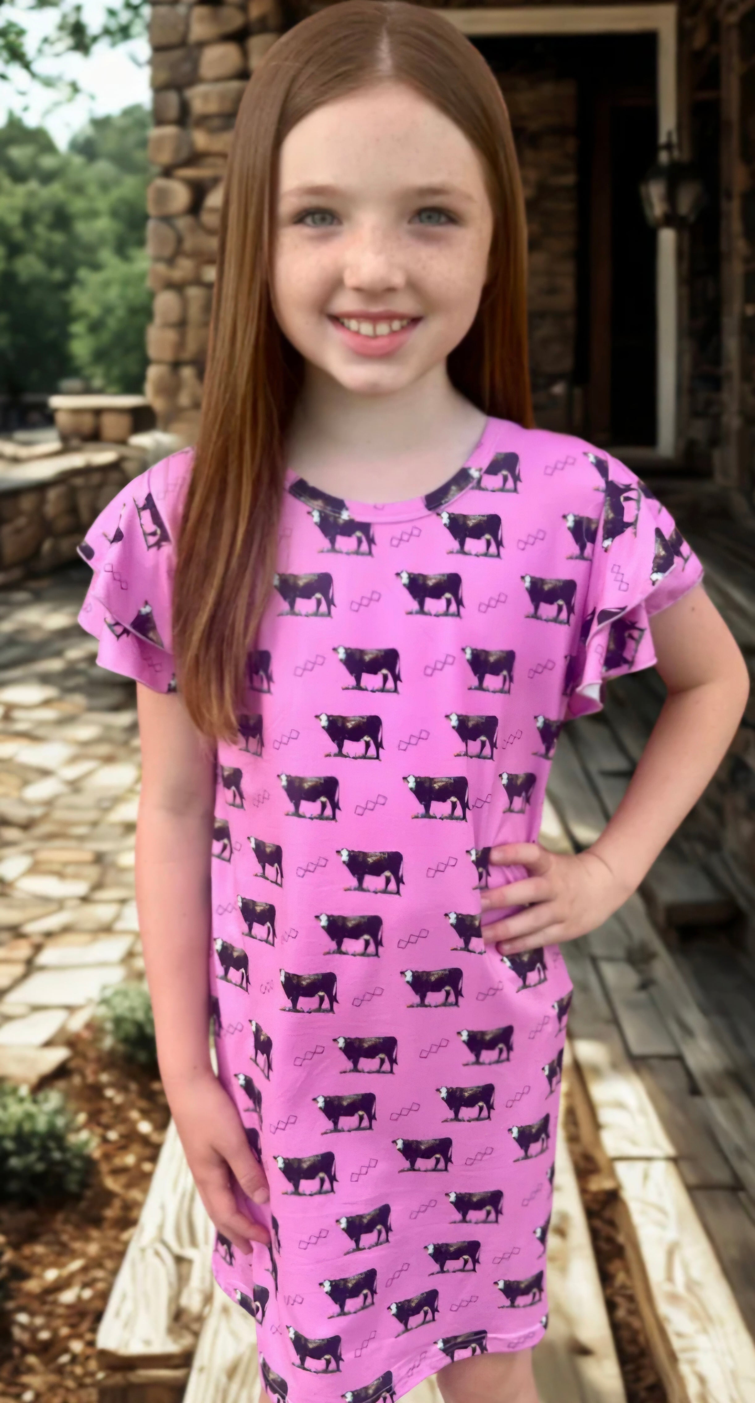 Sterling Kreek Cows Come Home Dress