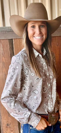 Sterling Kreek Bandana Country Button Up