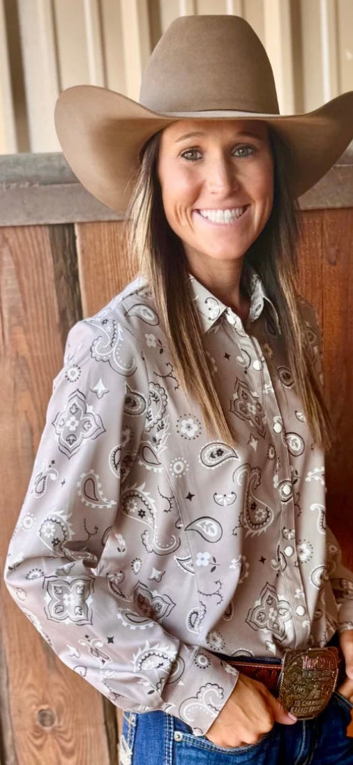 Sterling Kreek Bandana Country Button Up