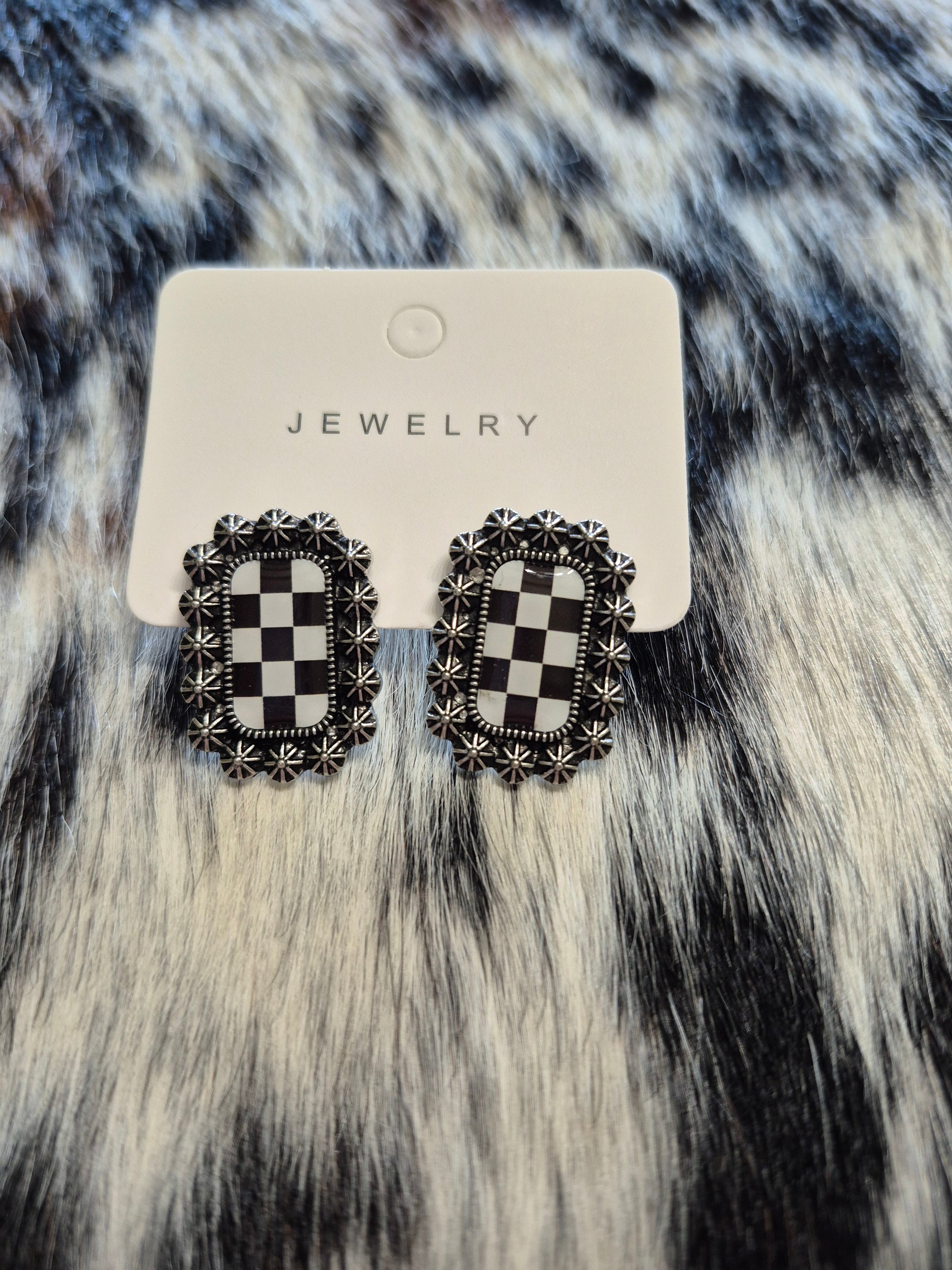 🏁 The Barrel Racer Earrings