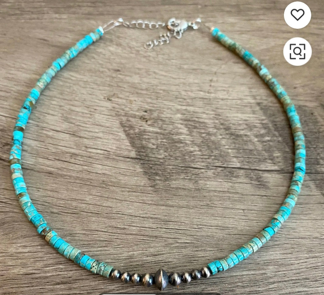 Desert Sky Turquoise Necklace