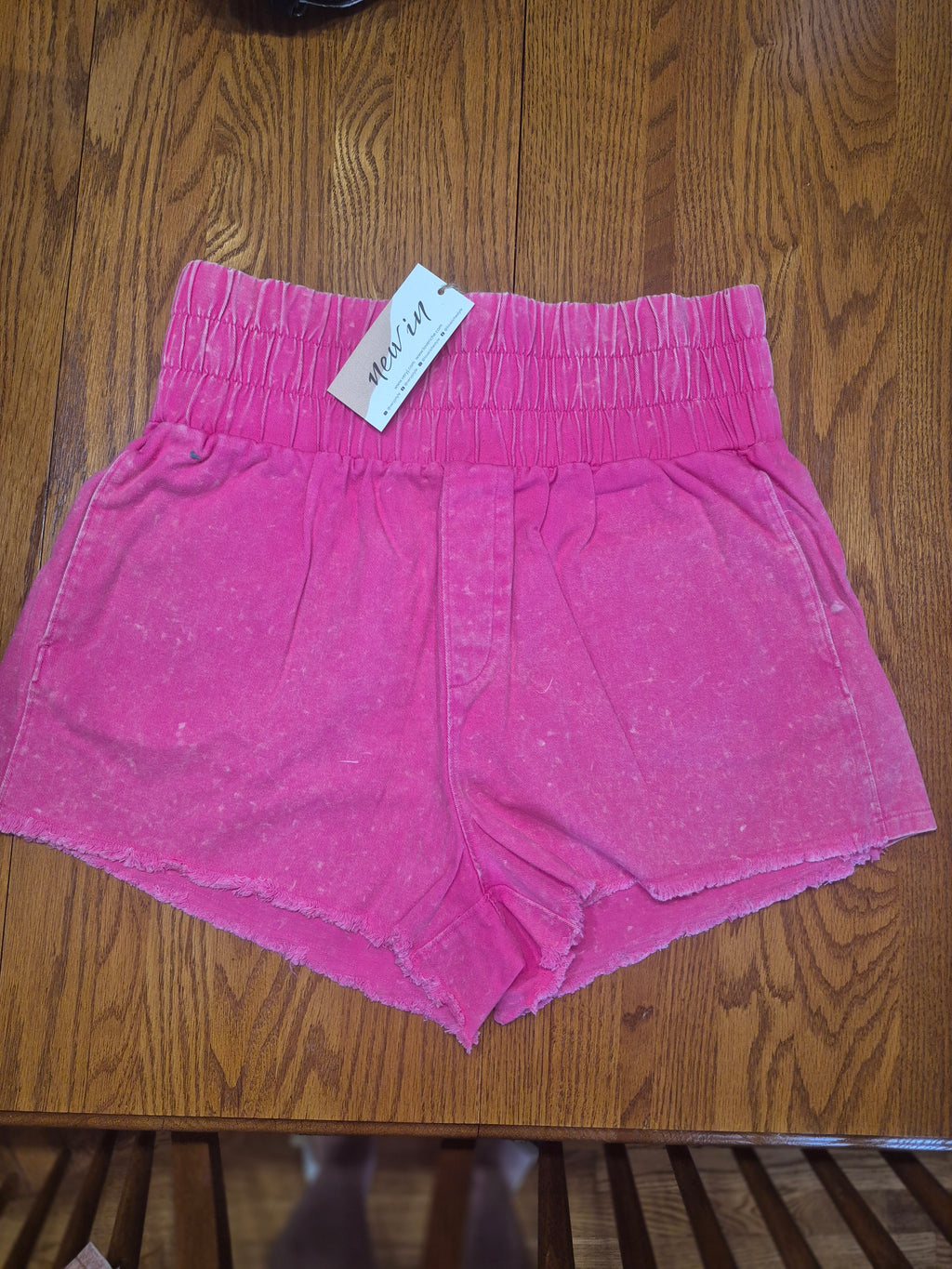 NEW IN Acid Wash Tummy Control Shorts