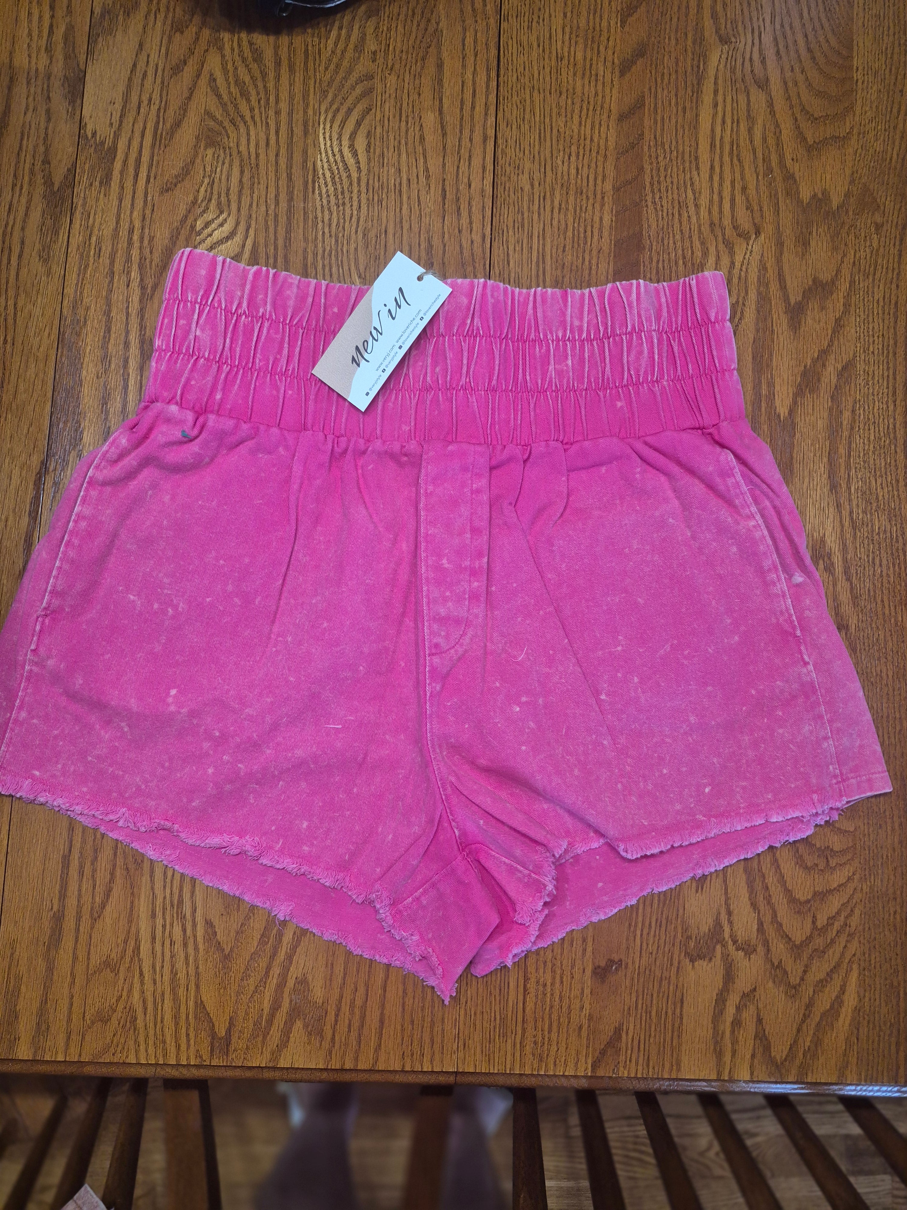 NEW IN Acid Wash Tummy Control Shorts