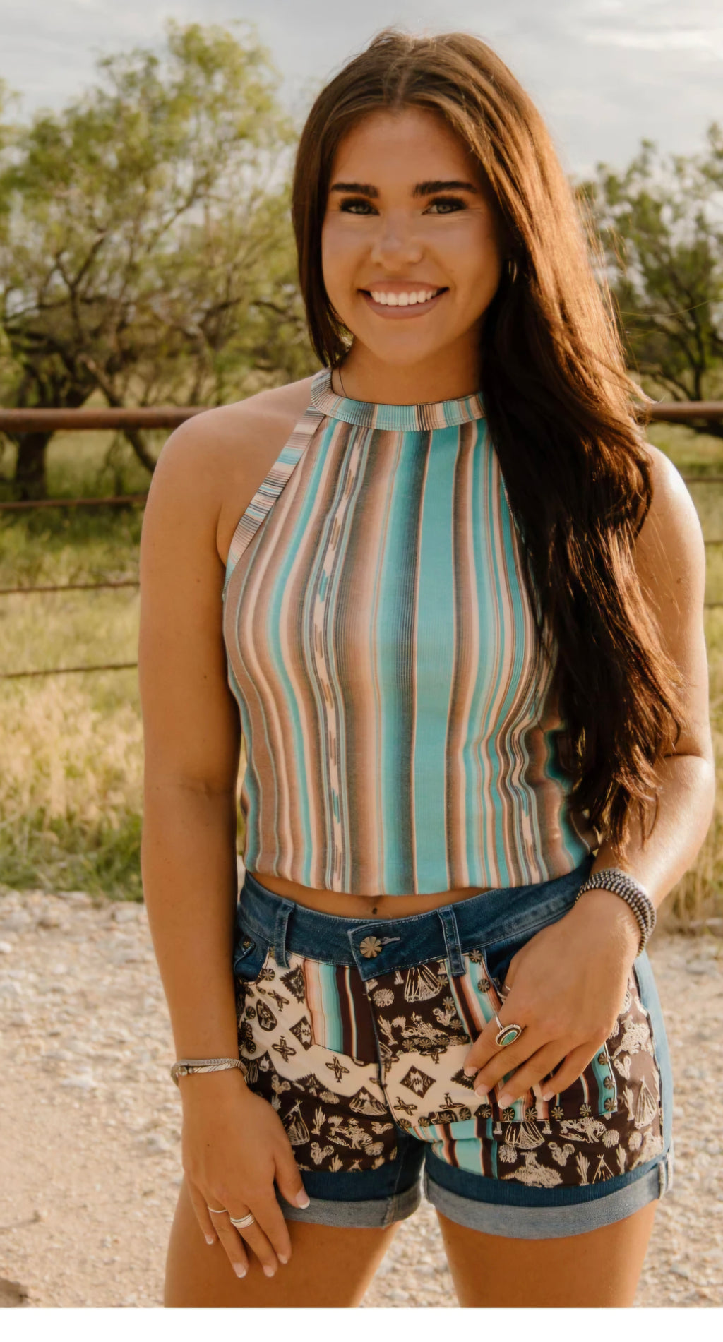 Sterling Kreek Patched Up Shorts Western