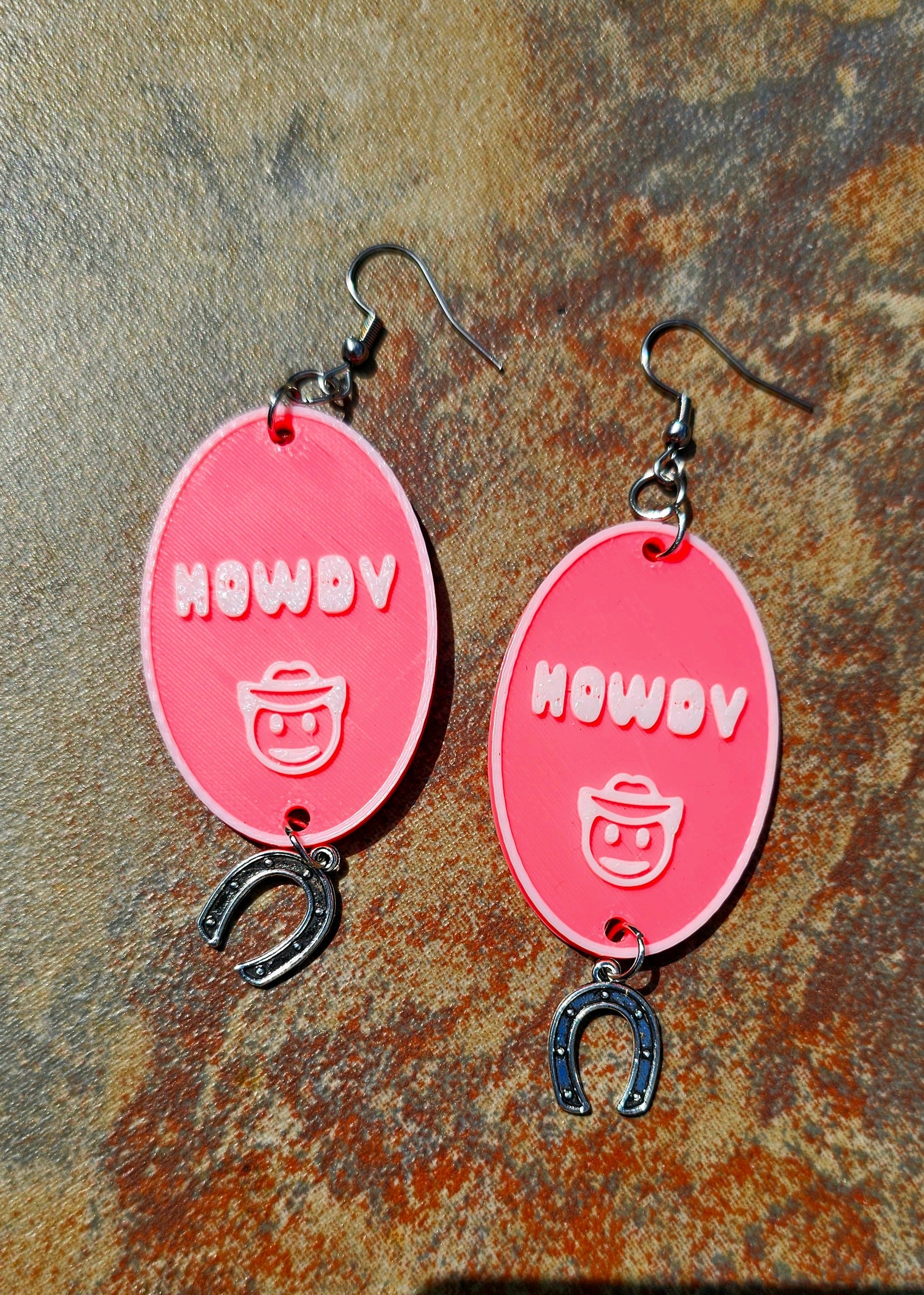3D Printed Word Salad Earrings