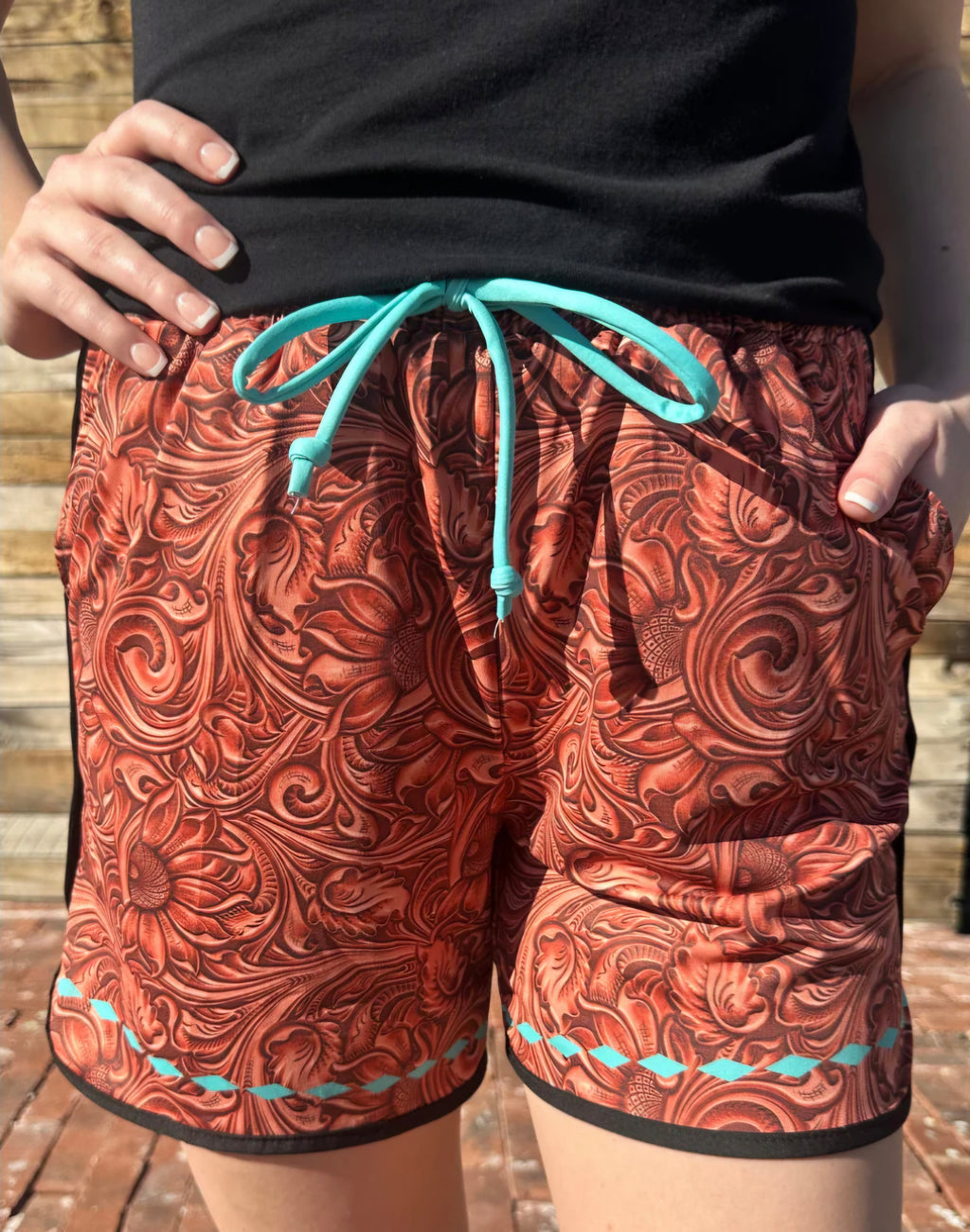 Sterling Kreek Tooled Beauty Shorts